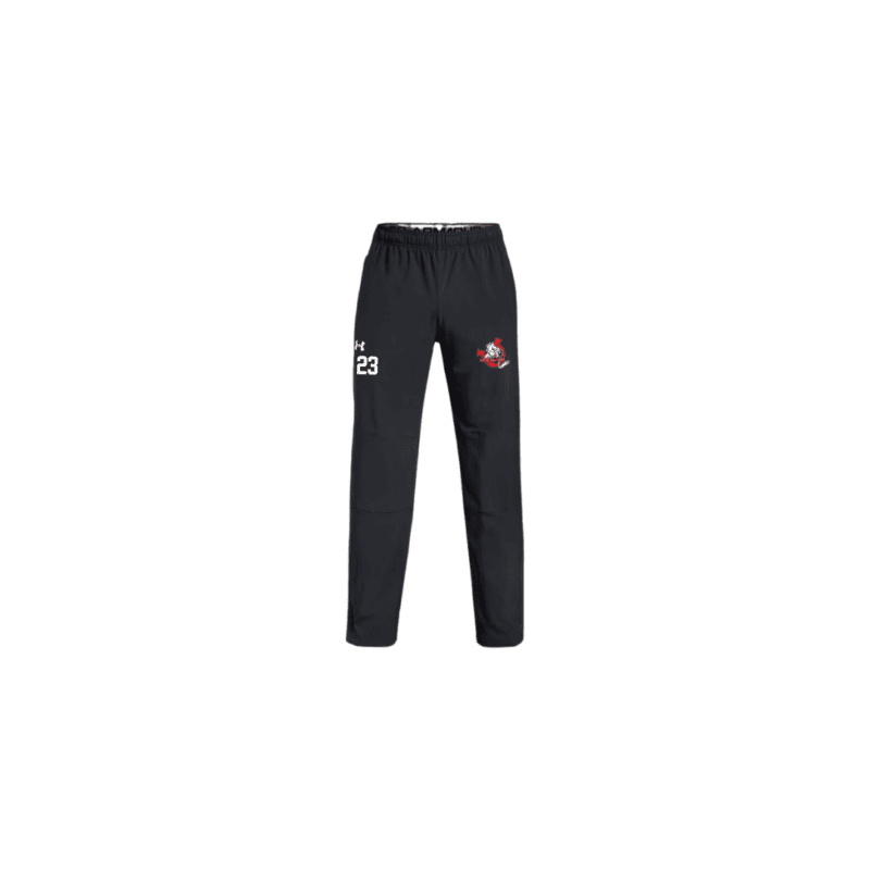 Mustangs Youth UA Hockey Warmup pants with Custom Number