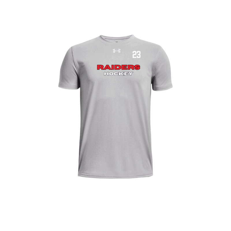 Youth Raiders Hockey T-Shirt with Custom Number