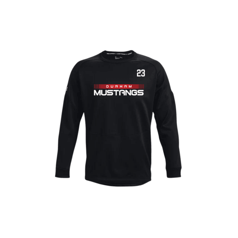 Mustangs Men's Armour Fleece Storm Crew with Custom Number