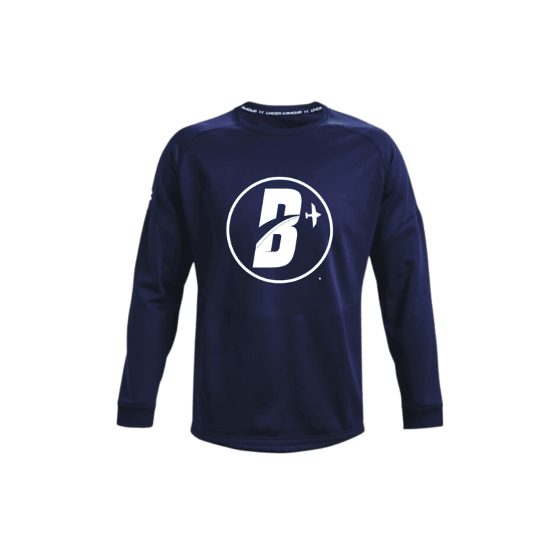 Men's AGB "B" Logo Armour Fleece Storm Crew Sweatshirt
