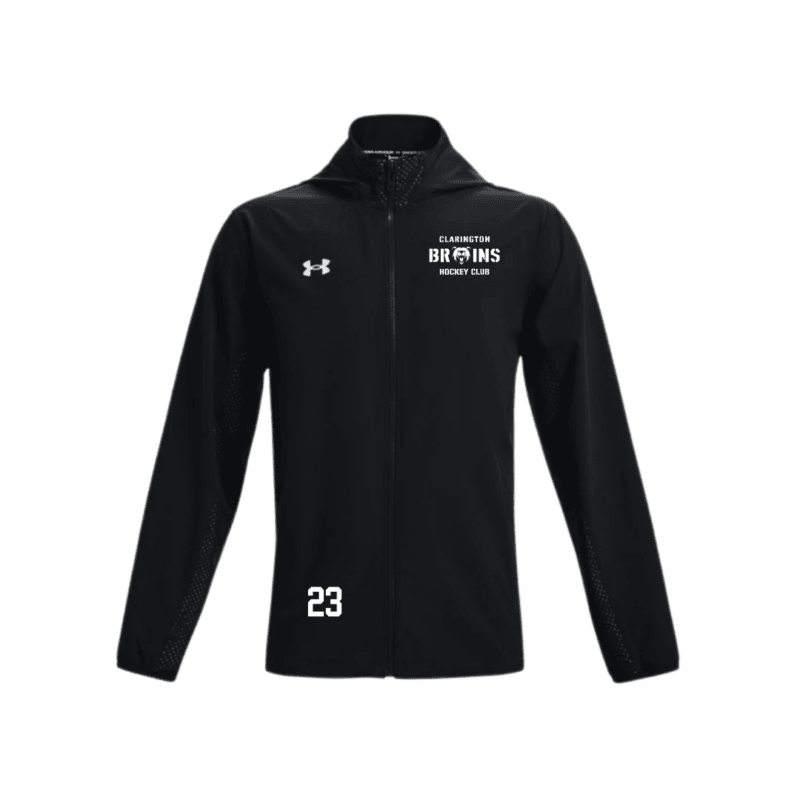 Women's Under Armour Squad Full Zip Hoodie with Custom Number
