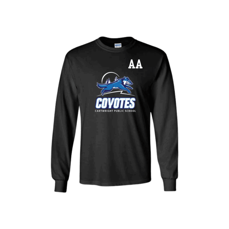 Youth Generic Brand Long Sleeved T-Shirt with Custom Number or Initials