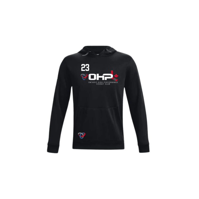 Men's Under Armour Fleece Storm Hoodie with Custom Number