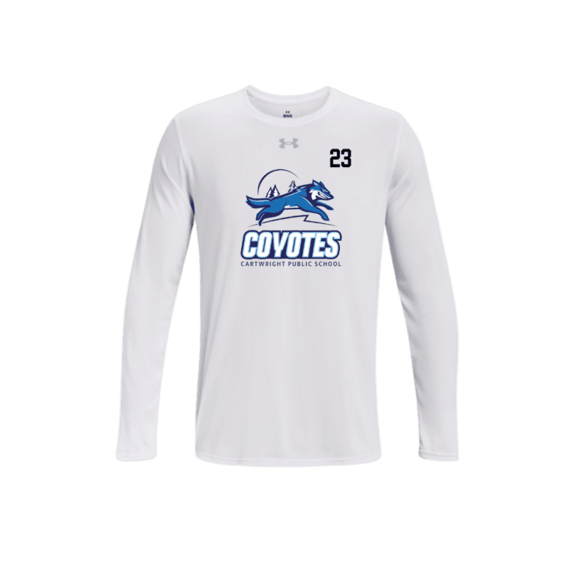 Youth Under Armour Long Sleeve T-Shirt with Custom Number or Initials