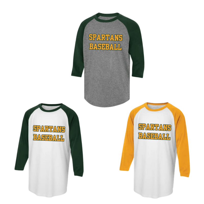 Youth Generic Brand Athletic Baseball Style Shirt