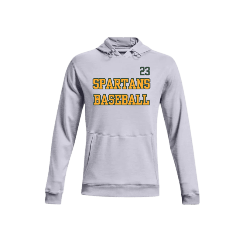 Youth Under Armour Fleece Storm Hoodie with Custom Number