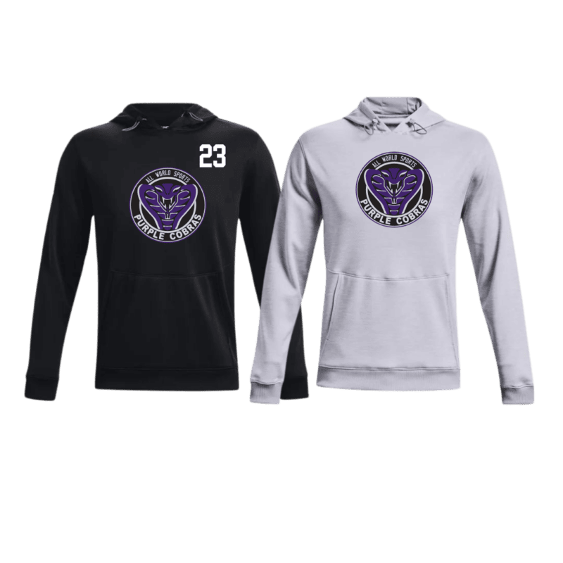 Youth Under Armour Fleece Storm Hoodie with Custom Number