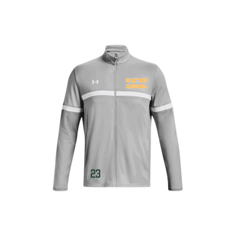 Youth Under Armour Team Knit Full Zip Jacket with Custom Number