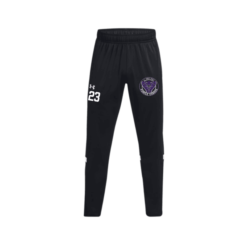 Men's Under Armour Team Knit Pants with Custom Number