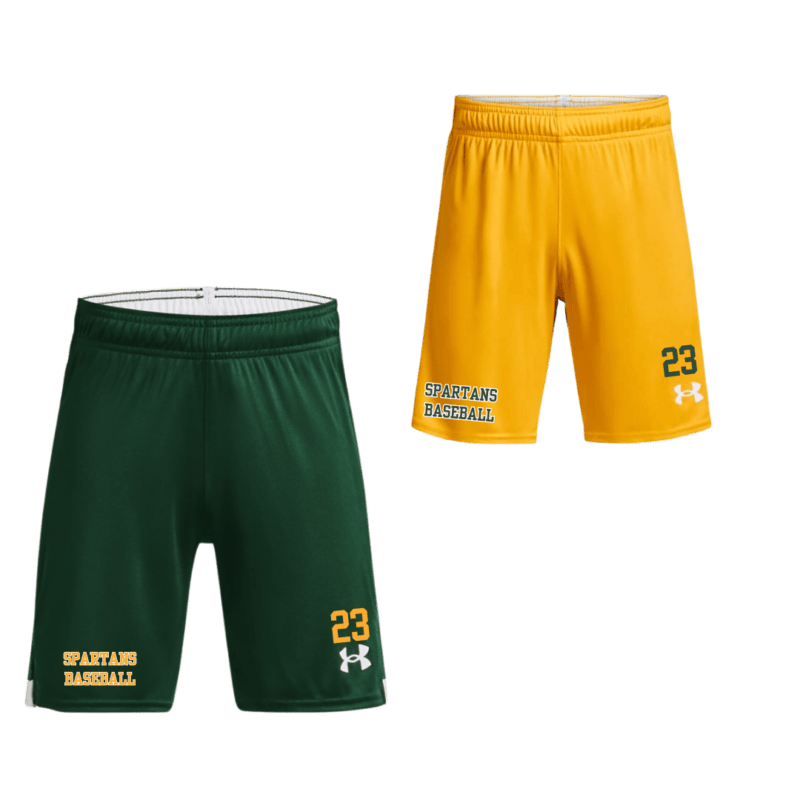 Youth Under Armour Shorts with Custom Number