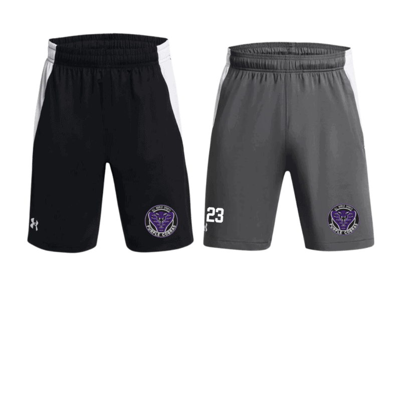 Youth Under Armour Shorts with Custom Number