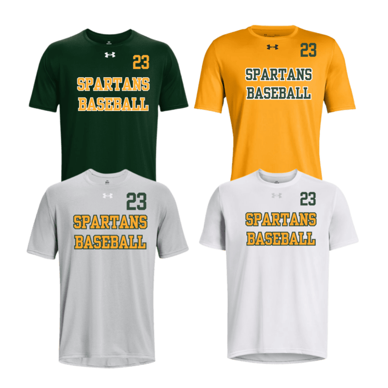 Youth Under Armour T-Shirt with Custom Number