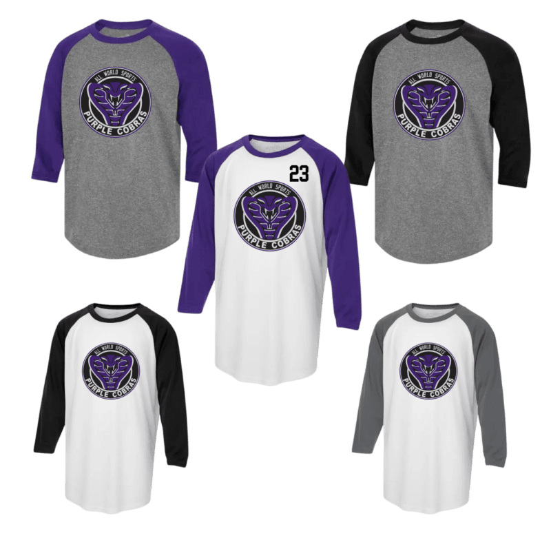 Adult Generic Brand Athletic Baseball Style Shirt