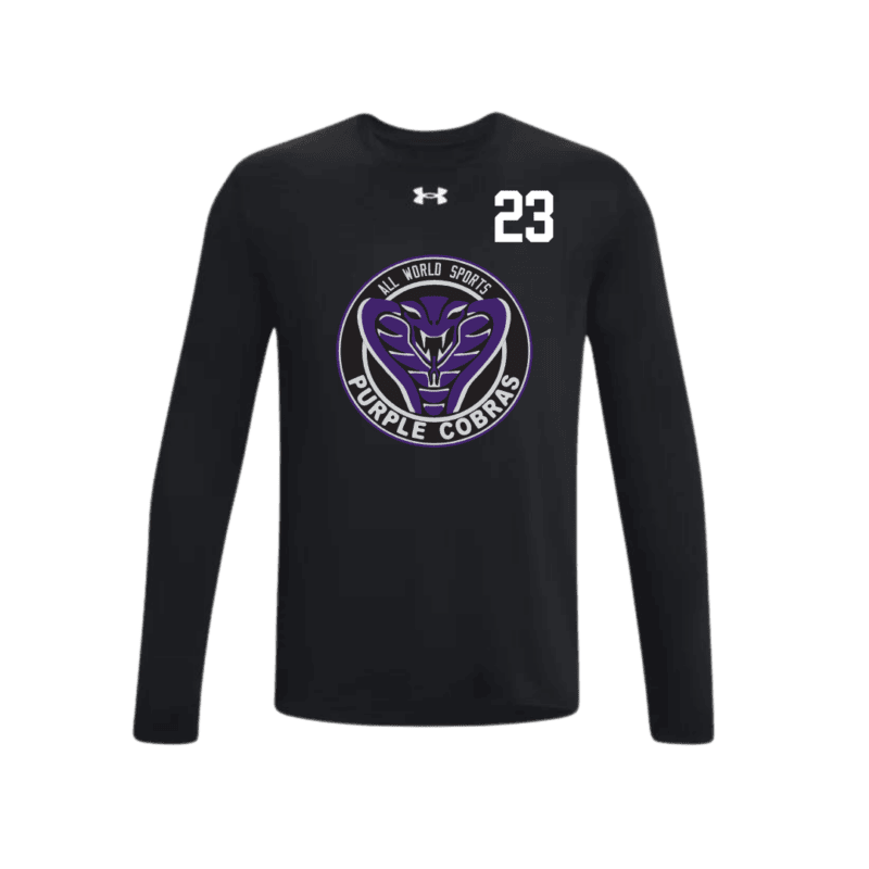 Men's Under Armour Long Sleeve T-Shirt with Custom Number