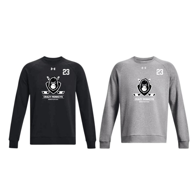 Men's Under Armour Crewneck Sweatshirt with Custom Number