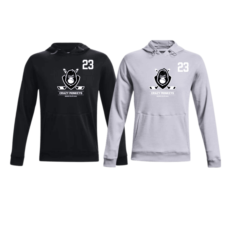 Men's Under Armour Fleece Storm Hoodie with Custom Number