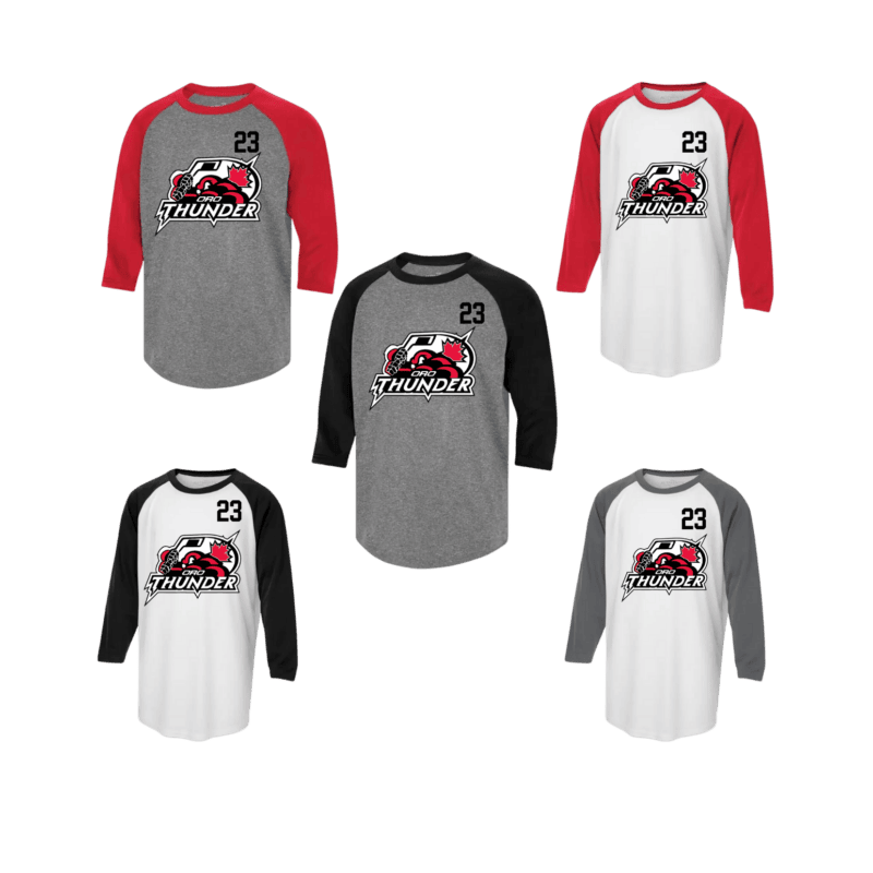 Adult Generic Brand Athletic Baseball Style Shirt with Custom Number