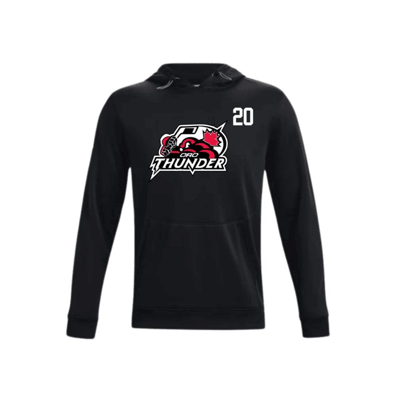 Women's Under Armour Fleece Storm Hoodie with Custom Number