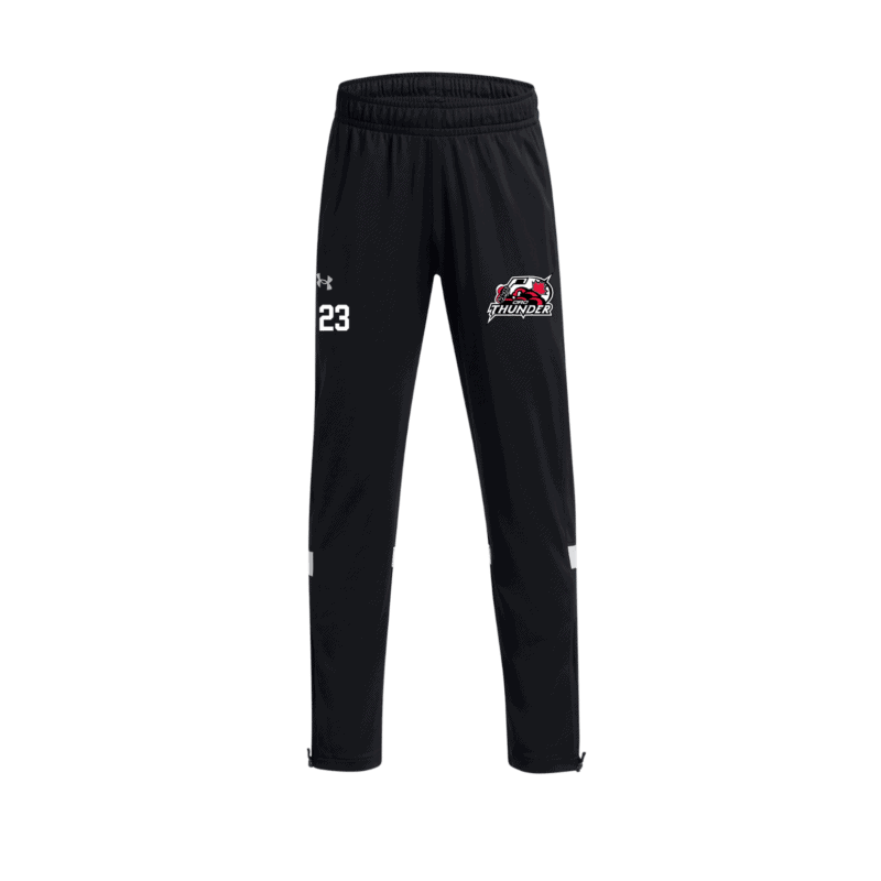 Youth Under Armour Team Knit Pants with Custom Number