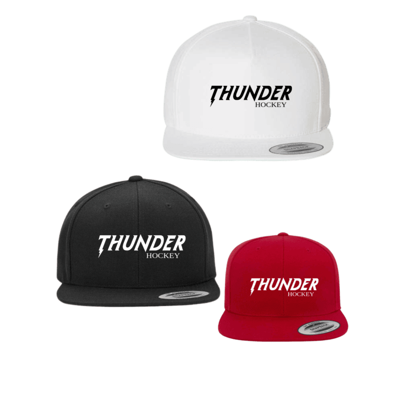 Thunder Snapback Hat with Text Logo