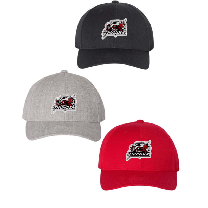 Thunder Curved Visor Snapback Hat