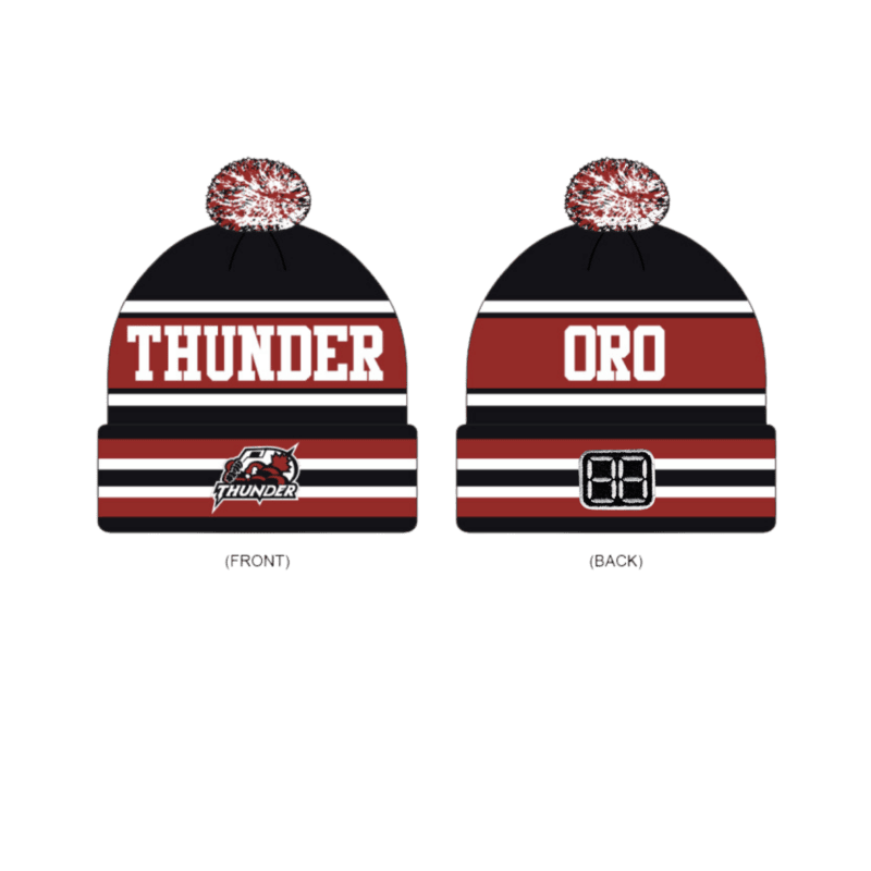 Oro Thunder Custom Pom Pom Beanie Toque