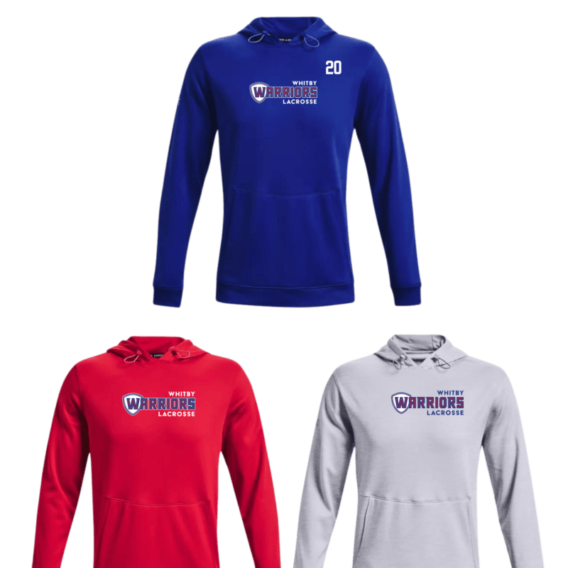 Women's Under Armour Fleece PRO Hoodie with Warriors Stacked Logo