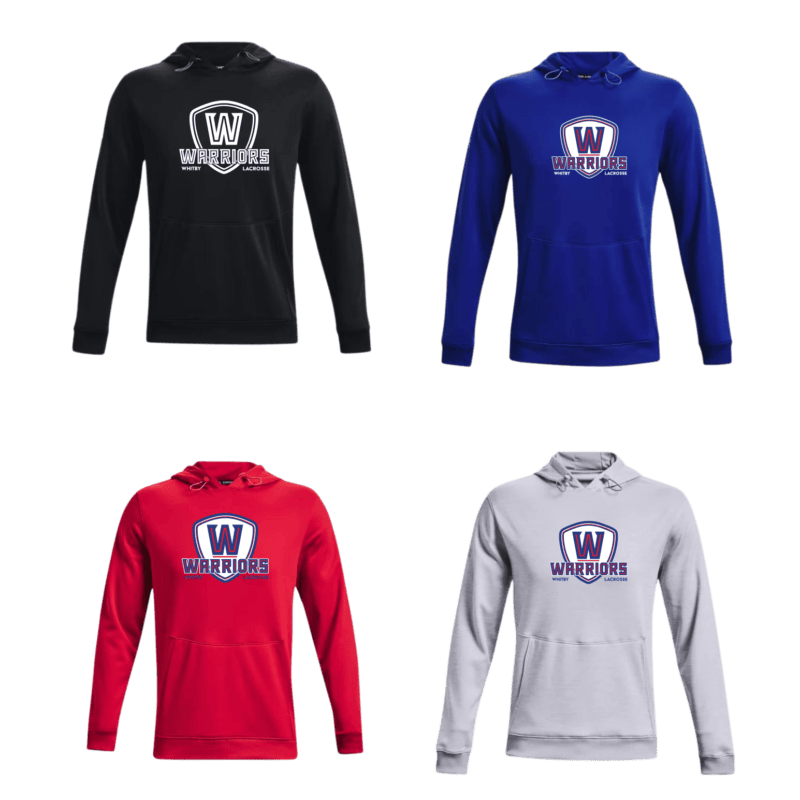 Youth Under Armour Fleece PRO Hoodie with Warriors Primary Logo
