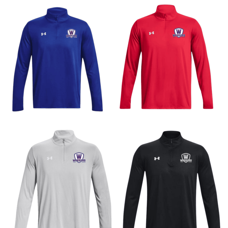 Women's Under Armour 1/2 Zip with Warriors Primary Logo