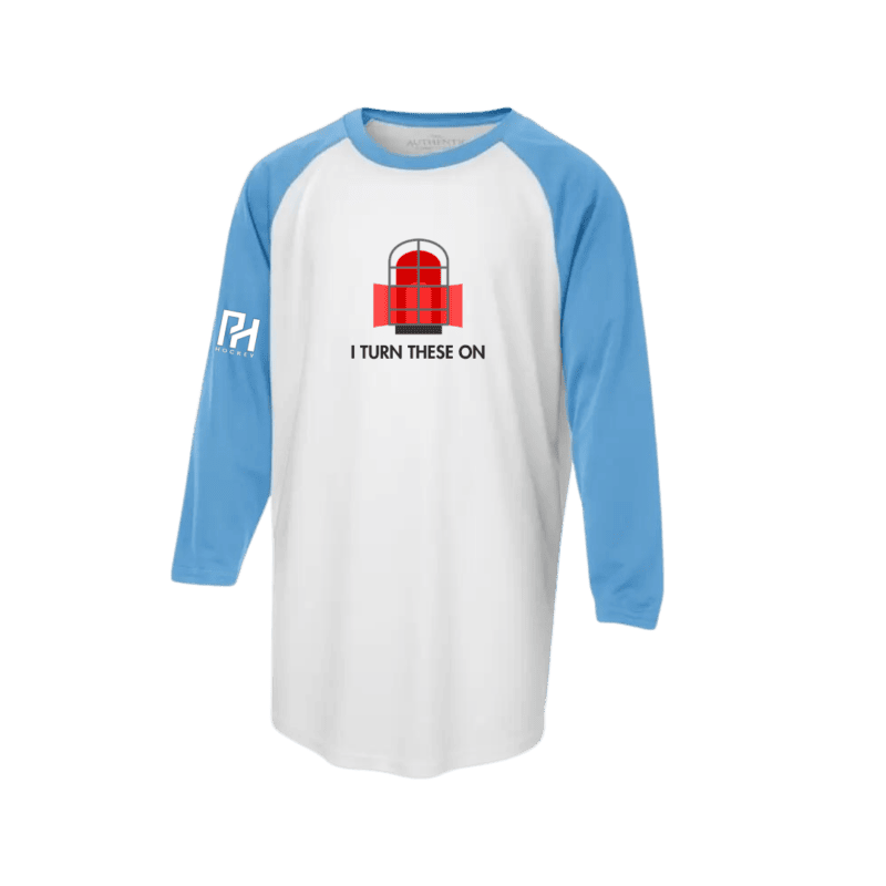 Adult Baseball Style "Light The Lamp" Shirt