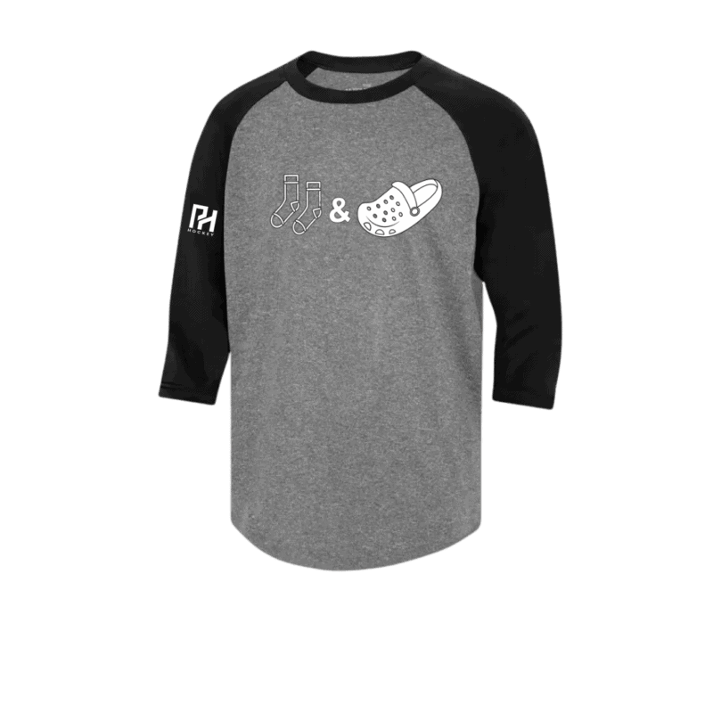 Adult Baseball Style "Socks & Sandals" Shirt