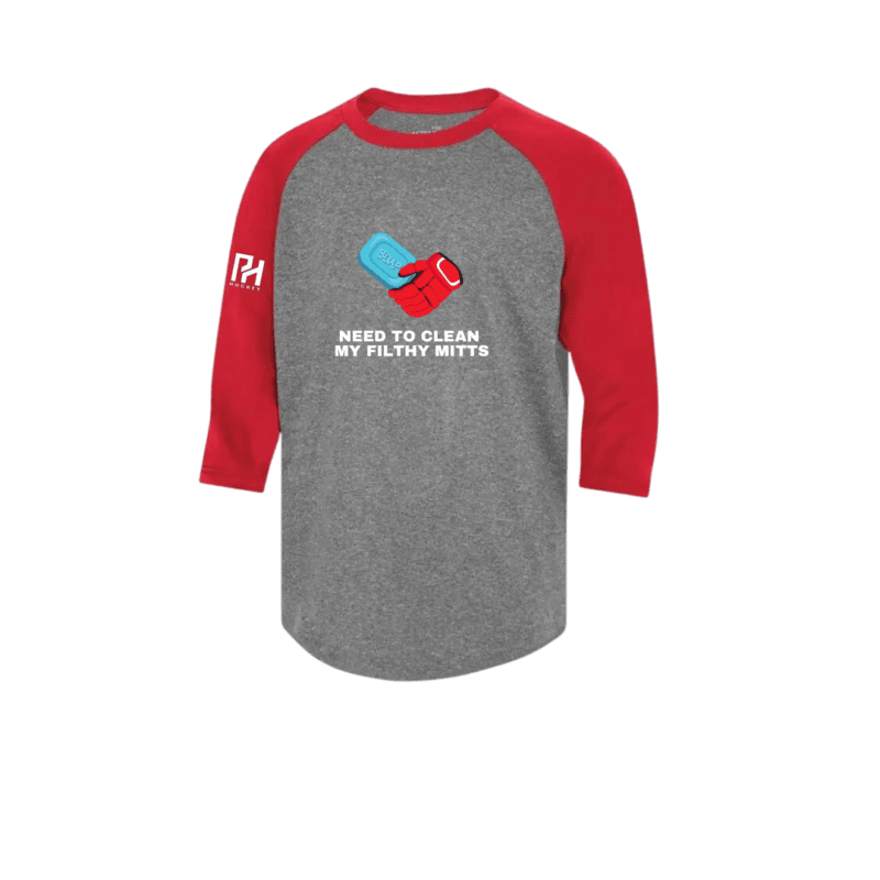 Adult Baseball Style "Filthy Mitts" Shirt