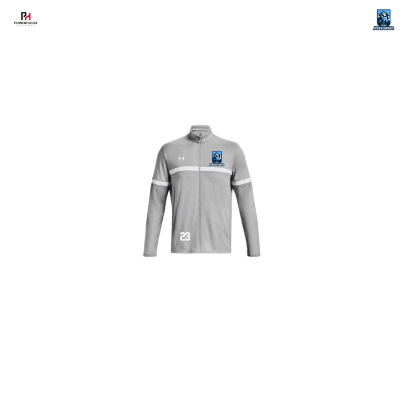 Youth Under Armour Team Knit Full Zip Jacket with Custom Number