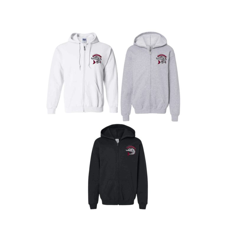 Youth Generic Brand Full Zip Hoodie