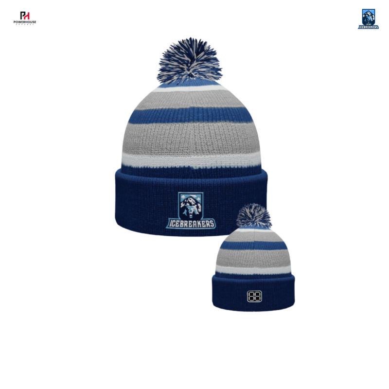 Lefroy Icebreakers Custom Pom Pom Beanie Toque