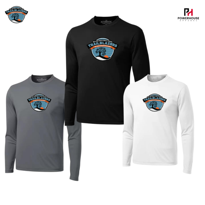 Willows Walk Mens Generic Brand Long Sleeved Athletic T-Shirt