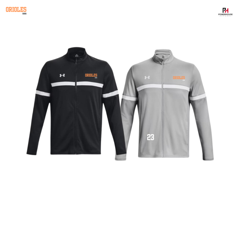 Orioles Adult UA Team Knit Full Zip Jacket