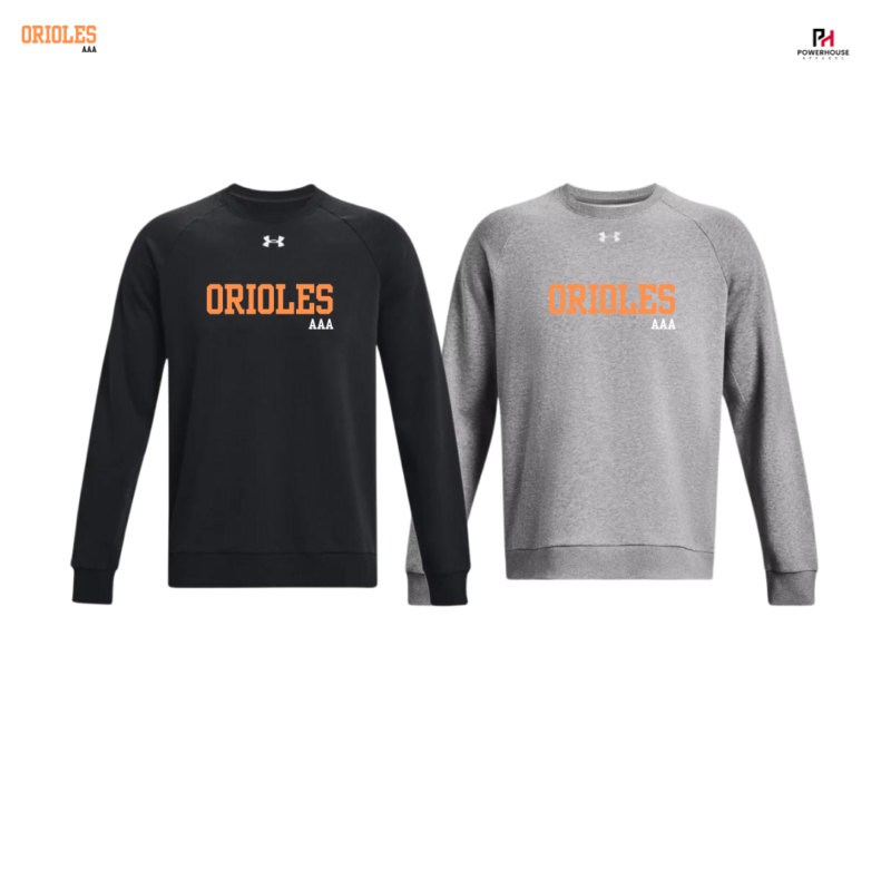 Orioles Adult Under Armour Crewneck Sweatshirt