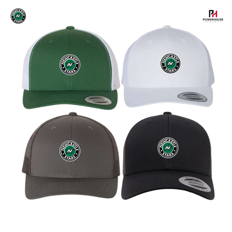 Stars Meshback Trucker Snapback Hat