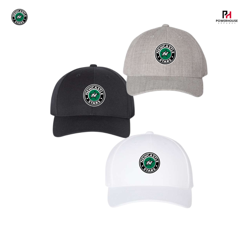 Stars Curved Visor Snapback Hat