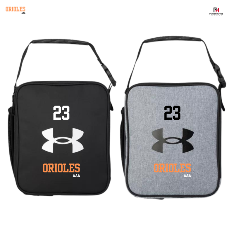 Orioles Under Armour Scrimmage Lunchbox with Custom Number