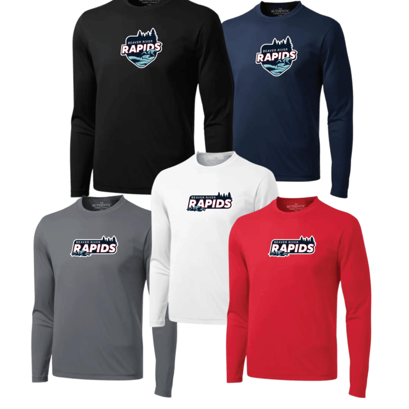 Beaver River Adult Generic Brand Long Sleeved Athletic T-Shirt