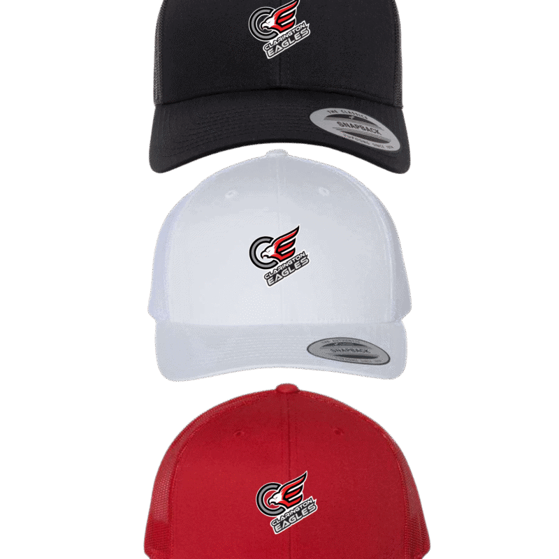 Clarington Eagles Meshback Trucker Snapback Hat