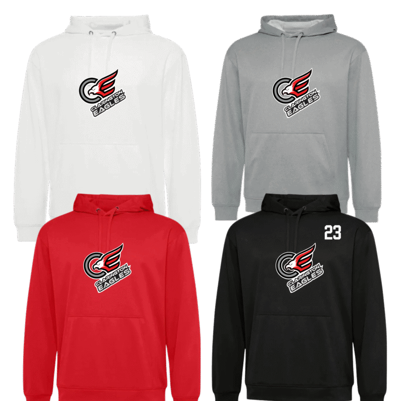 Clarington Eagles Adult Generic Brand Athletic Hoodie - Unisex Sizing