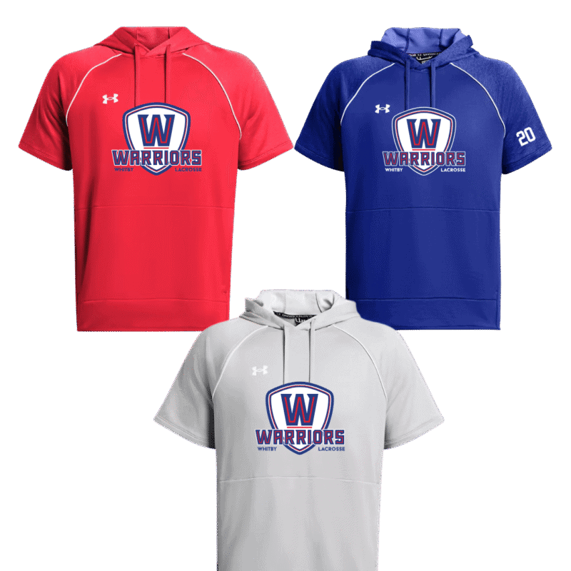 Warriors Men's Under Armour Command Short Sleeved Hoodie