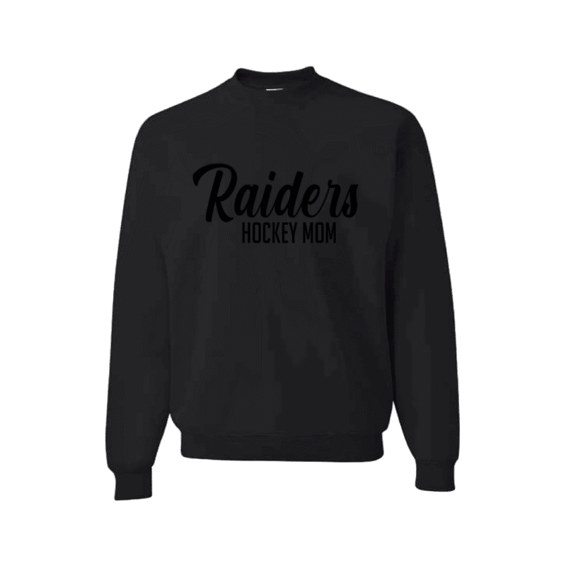 Raiders Hockey Mom Crewneck Sweatshirt - Adult Sizing