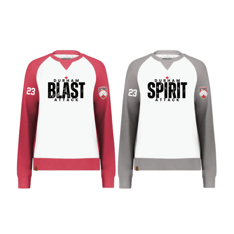 Durham Attack Holloway Women's All-American Crewneck Sweatshirt with Custom Team Name