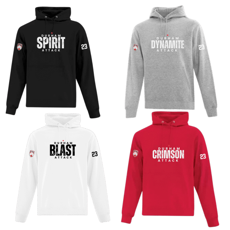 Durham Attack Custom Team Youth Generic Brand Hoodie