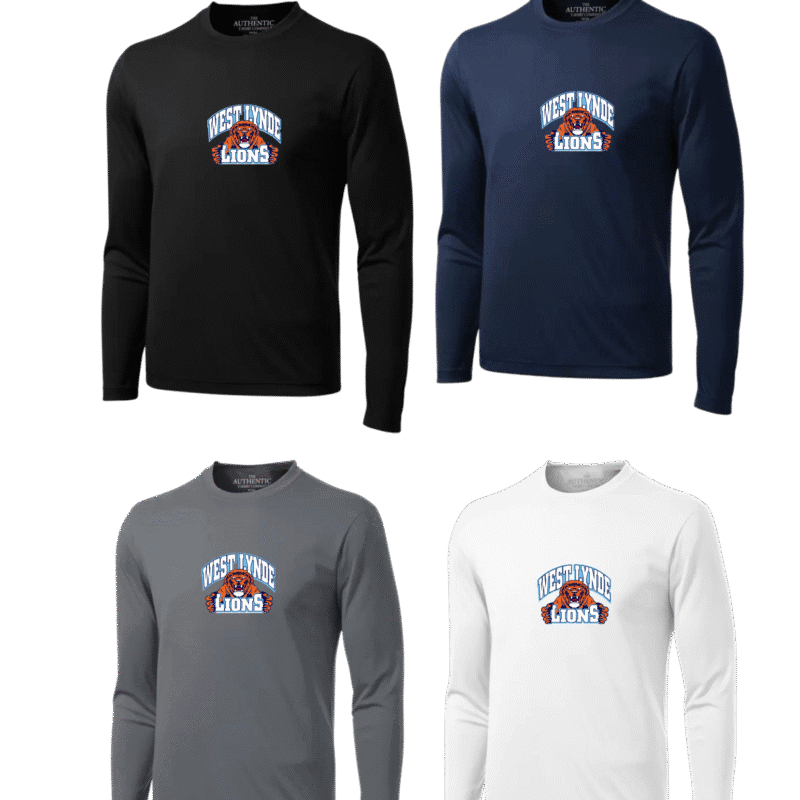 West Lynde Adult Generic Brand Long Sleeved Athletic T-Shirt