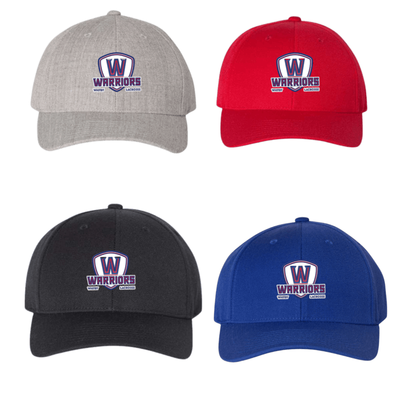 Warriors Curved Visor Snapback Hat with Custom Flexstyle Logo